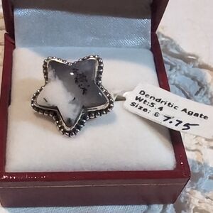 925 Sterling Silver Dendritic Agate